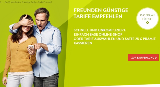BASE Freundschaftswerbung