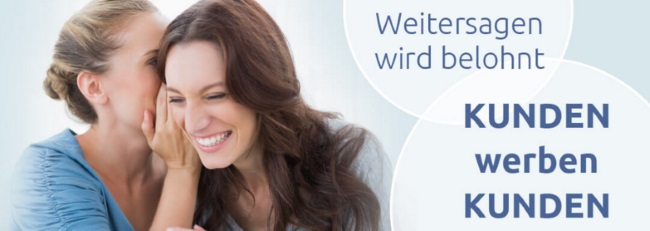 EU Versandapotheke Kundenwerbung