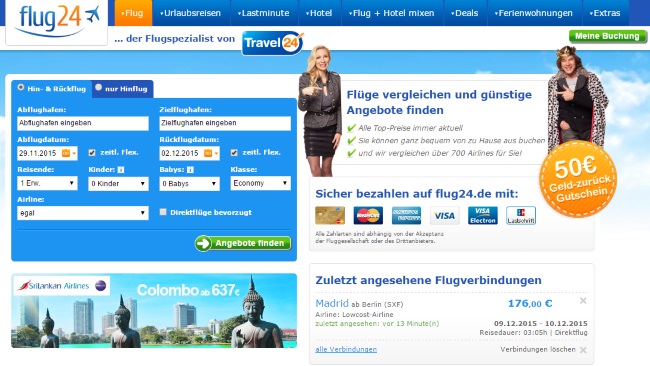 Flug24 Onlineshop