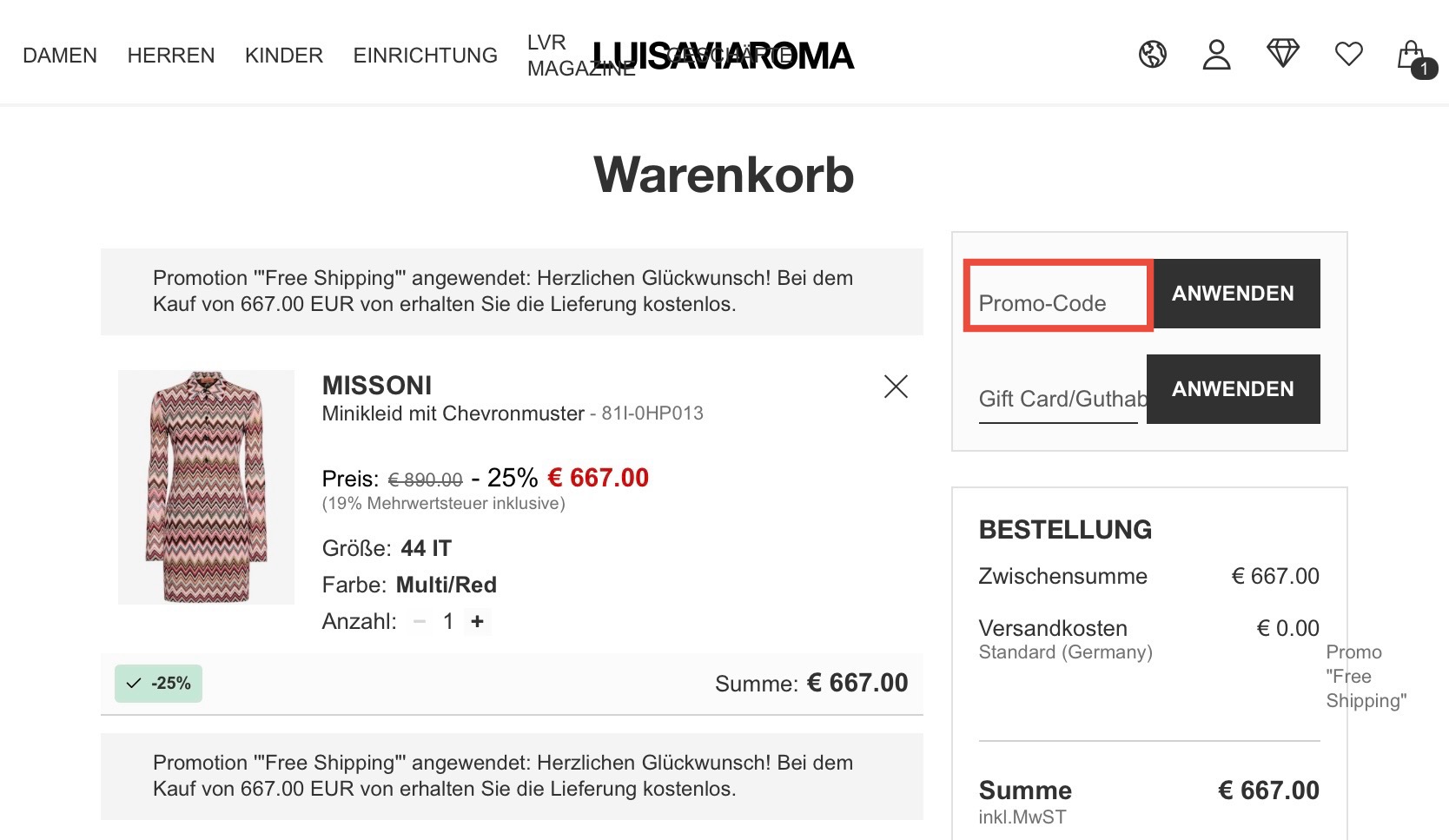 Luisaviaroma Promocode