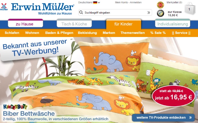 Kinderbutt Onlineshop