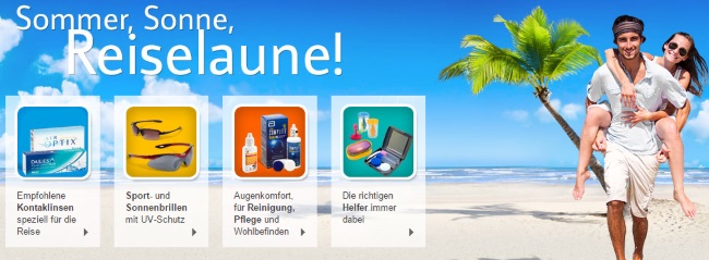 Lensspirit Kontaktlinsen für die Reise