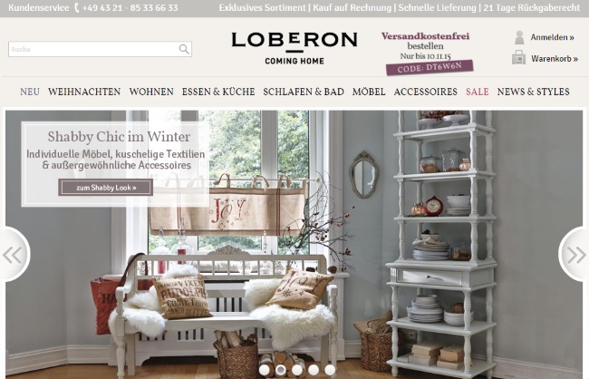 Loberon Onlineshop