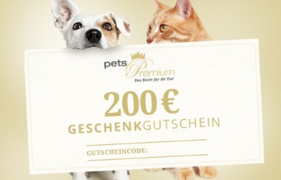 Pets Premium Geschenkgutschein