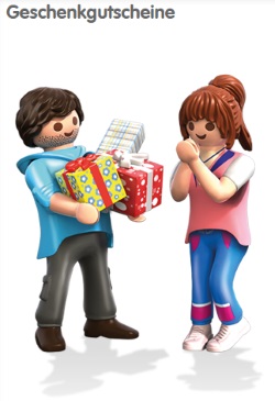 Playmobil Geschenkgutscheine