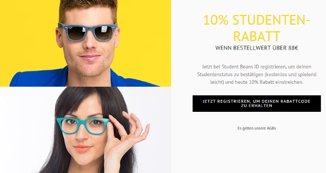 SmartBuyGlasses Studentenrabatt