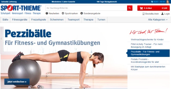 Sport Thieme Onlineshop