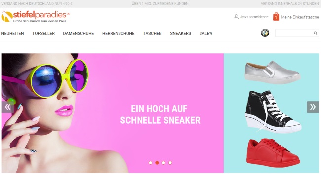 Stiefelparadies Onlineshop