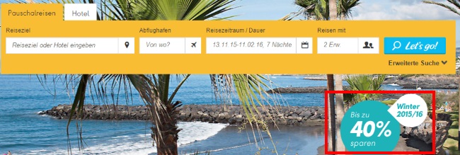 Thomas Cook Frühbucher-Rabatte