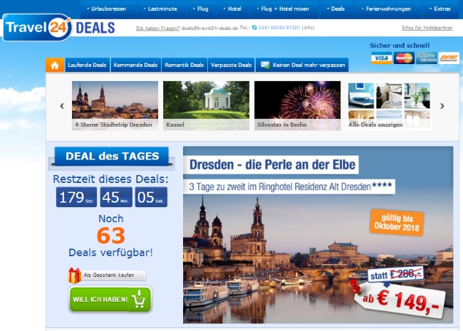 Travel24 Deals und Angebote