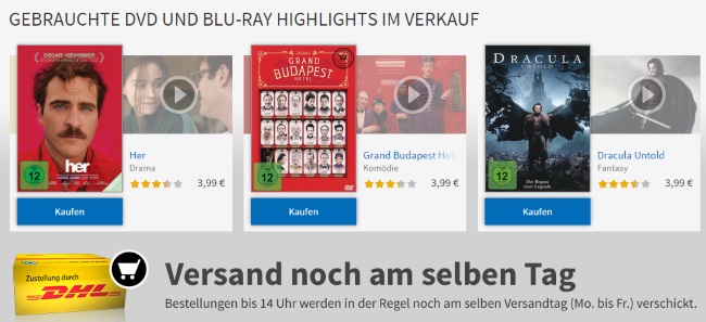 Video Buster - DVD- und Blu-ray-Verkauf