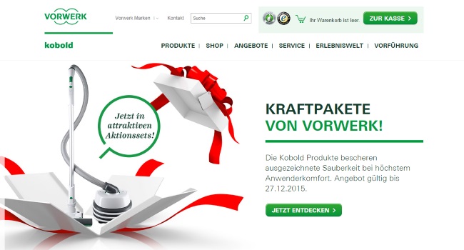 Vorwerk Onlineshop