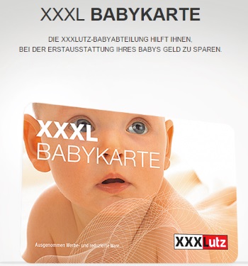 XXXLutz Babykarte