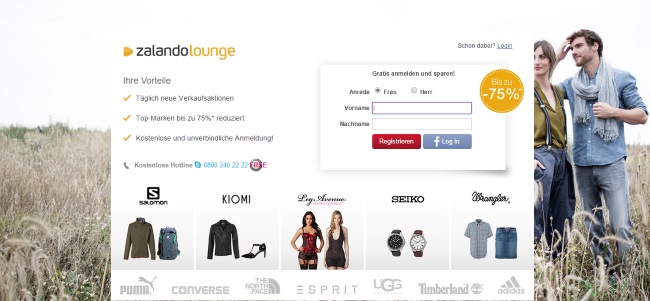 Zalando Lounge Onlineshop