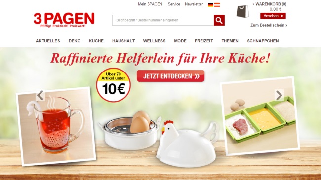 3Pagen Onlineshop