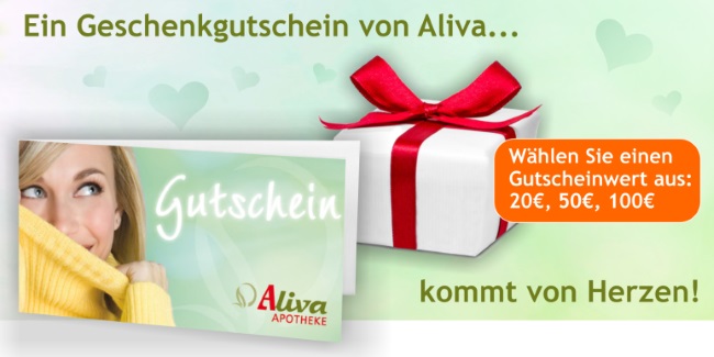 Aliva Geschenkgutscheine