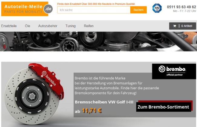 Autoteile-Meile Onlineshop