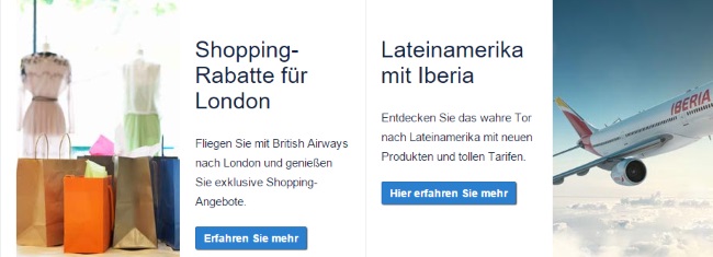 British Airways Shopping-Rabatte