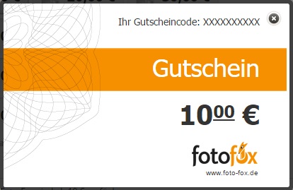 Foto Fox Geschenkgutscheine