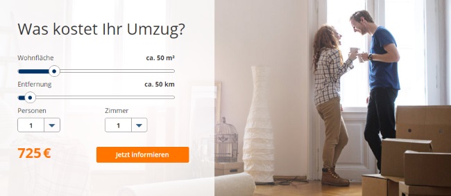 ImmobilienScout24 Umzugsrechner