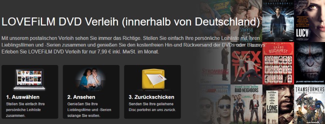 LOVEFiLM - so funktionierts