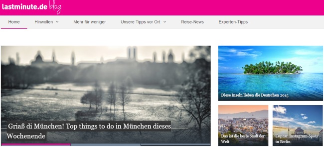 Lastminute.de Blog