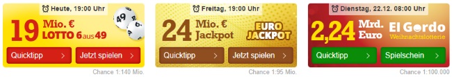 Lottohelden Jackpots
