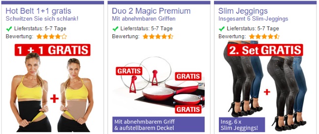 MediaShop Gratisartikel