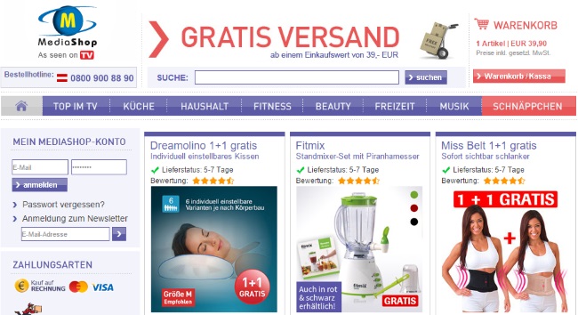 MediaShop Onlineshop