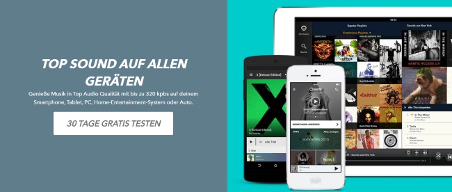 Napster auf allen Geräten