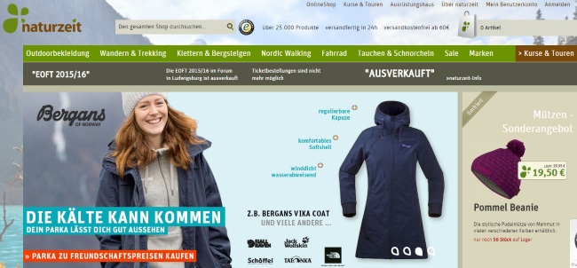 Naturzeit Onlineshop