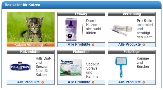 Petmeds Sortiment