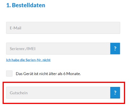 Schutzklick Gutschein einlösen