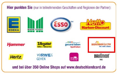 Sonnenklar.TV Partner DeutschlandCard