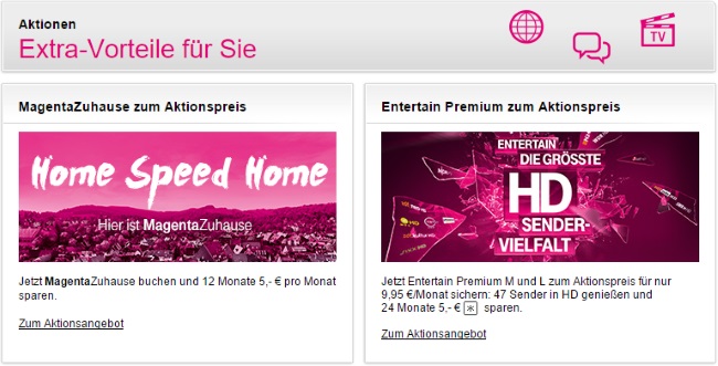 Telekom Aktionsangebote