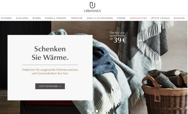 Urbanara Onlineshop