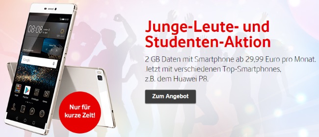 Vodafone Aktionsangebote Studenten