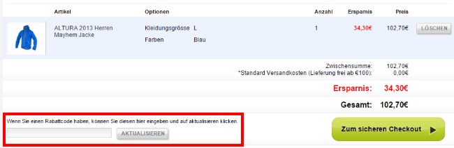 ActivInstinct Gutschein einlösen