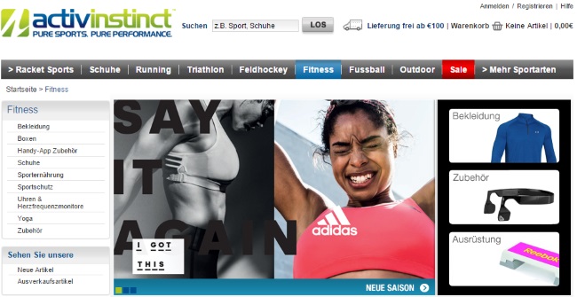 ActivInstinct Onlineshop