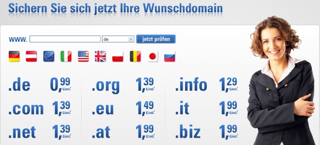 Alfahosting Domains