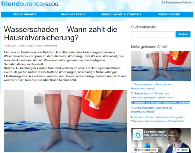 Friendsurance Blog