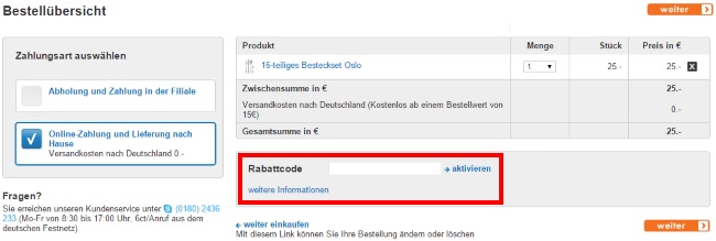 HEMA Rabattcode einloesen