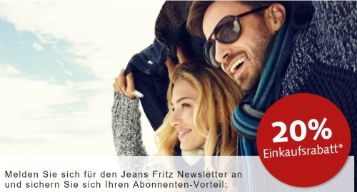 Jeans Fritz Newsletter