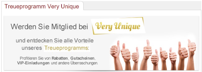 Kauf Unique Treueprogramm