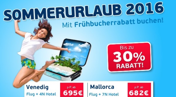 Logitravel Frühbucher-Rabatte