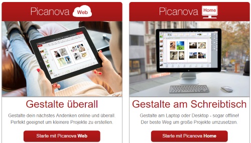 Picanova Fotobücher gestalten