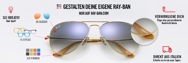 Ray Ban personalisieren