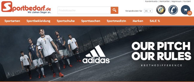 Sportbedarf.de Onlineshop