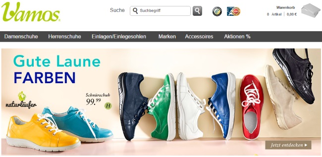 VAMOS Onlineshop