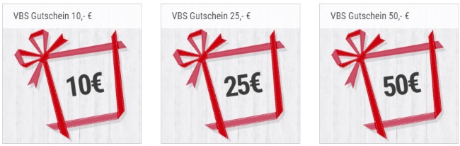 VBS-Hobby Geschenkgutscheine